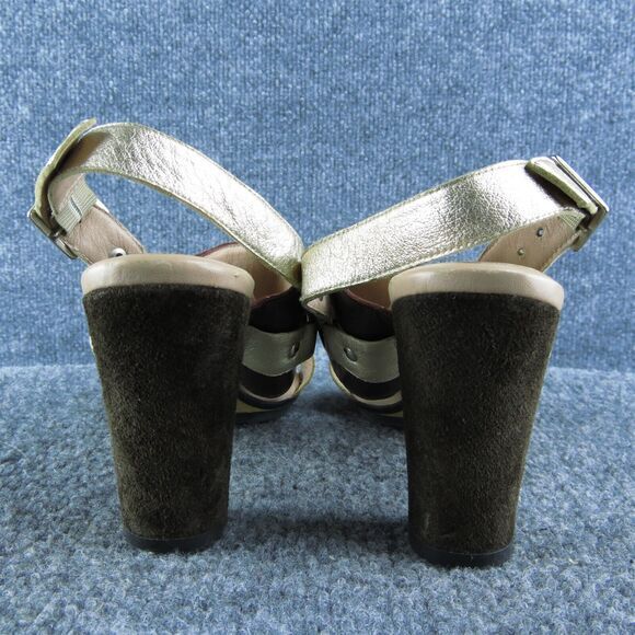 Anyi Lu Women's Harness Ankle Strap‎ Brown Leather Size 38M Gently Used 2025 - Picture 5 of 9